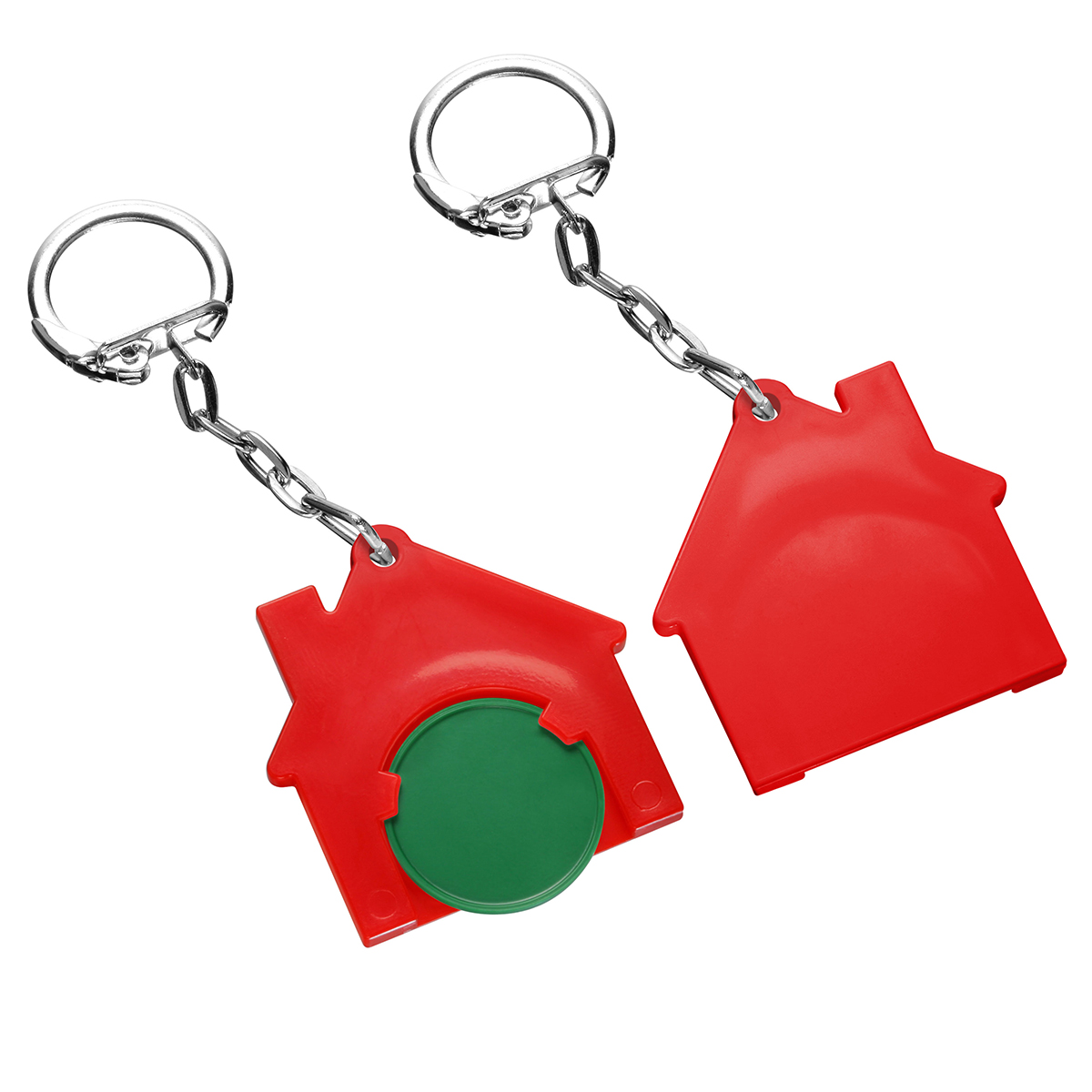 Chiphalter mit 1€-Chip Haus Chiphalter mit 1€-Chip Haus