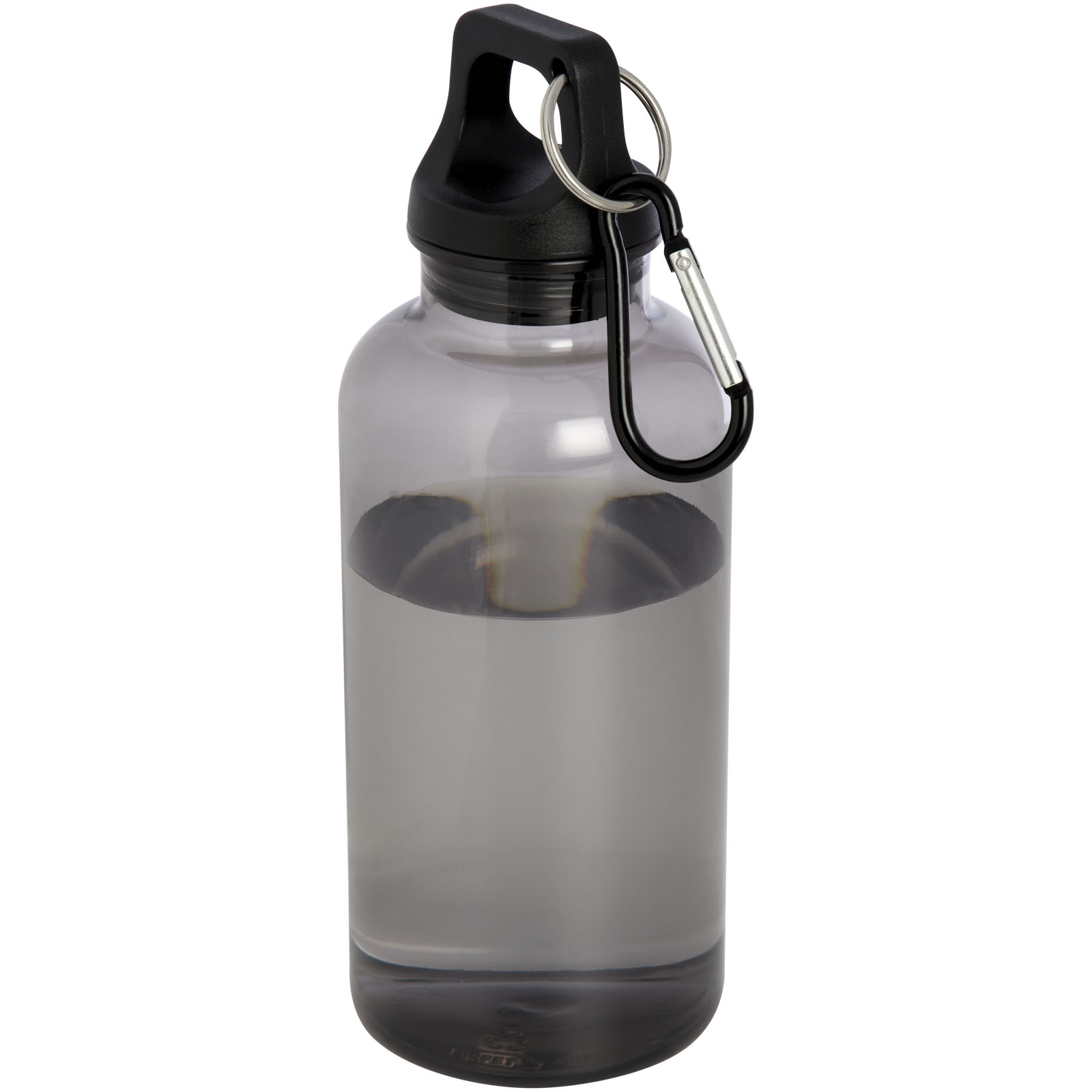 Oregon 400 ml RCS-zertifizierte Trinkflasche aus recyceltem Kunststoff mit Karabiner Oregon 400 ml RCS-zertifizierte Trinkflasche aus recyceltem Kunststoff mit Karabiner