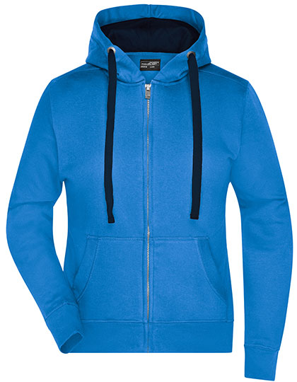 James&Nicholson Ladies´ Hooded Jacket James&Nicholson Ladies´ Hooded Jacket