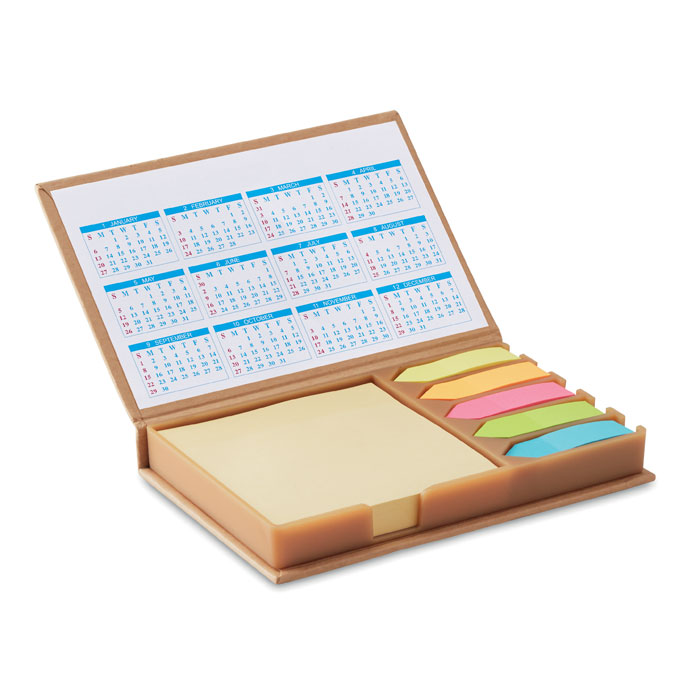Notizzettelhalter mit Kalender Memocalendar
