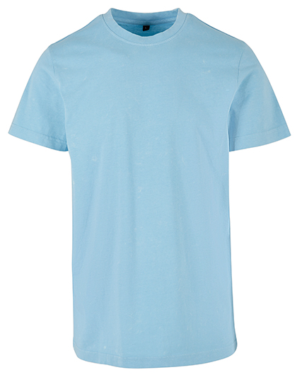 Build Your Brand Acid Washed Round Neck Tee