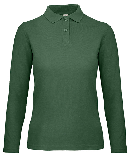 B&C BE INSPIRED Women´s Long Sleeve Polo ID.001 B&C BE INSPIRED Women´s Long Sleeve Polo ID.001