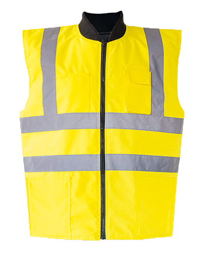 Korntex Hi-Vis Reversible Safety Bodywarmer Ural 2-in-1 Korntex Hi-Vis Reversible Safety Bodywarmer Ural 2-in-1
