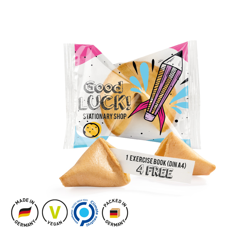 Glückskeks Folie transparent Glückskeks Folie transparent