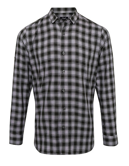 Premier Workwear Men´s Mulligan Check Cotton Long Sleeve Shirt
