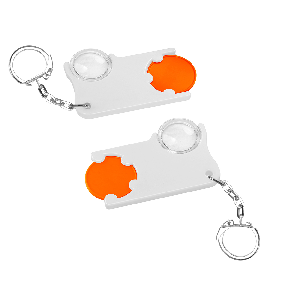 Chiphalter mit 1€-Chip und Lupe Chiphalter mit 1€-Chip und Lupe