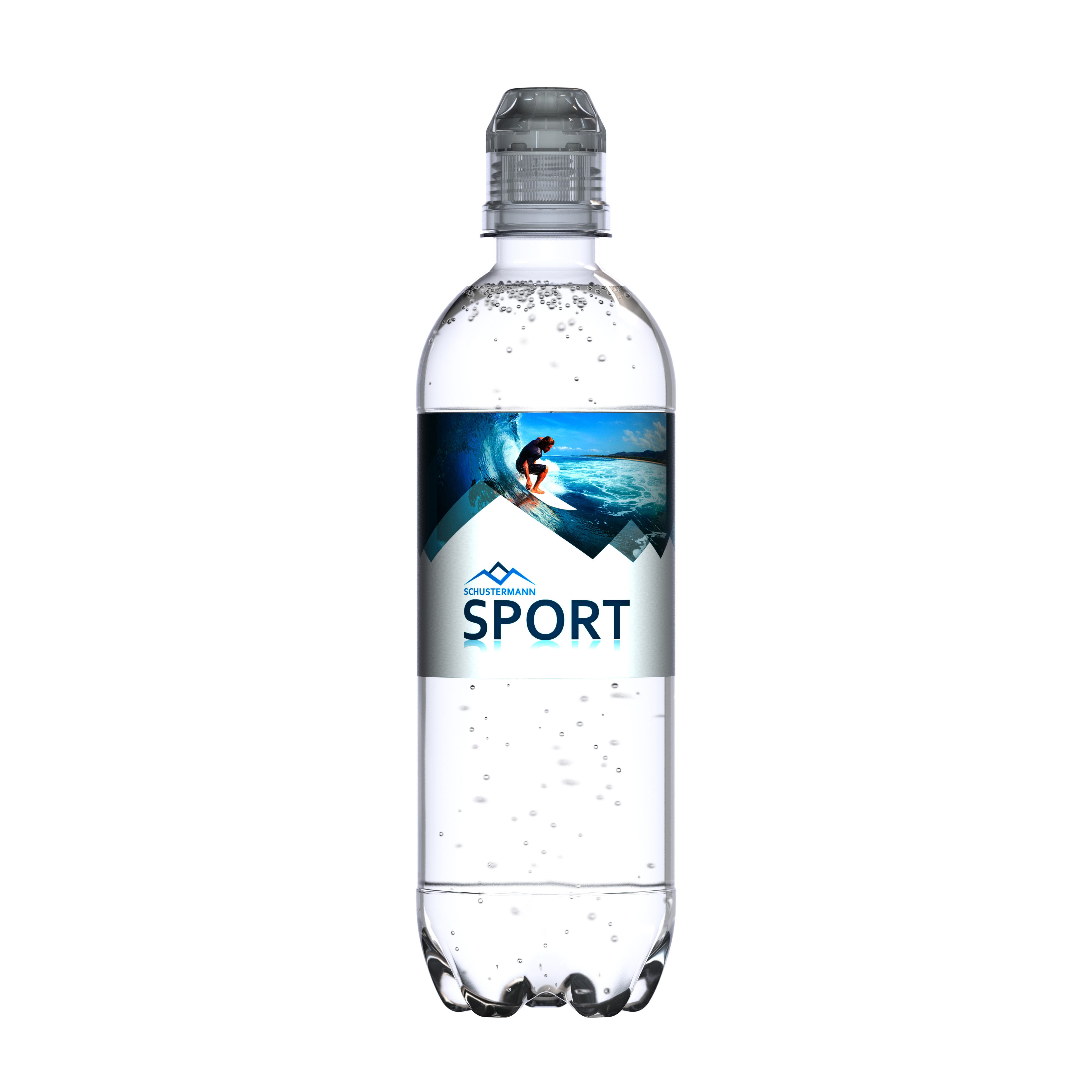 500 ml Quellwasser medium (Sportcap) - Smart Label