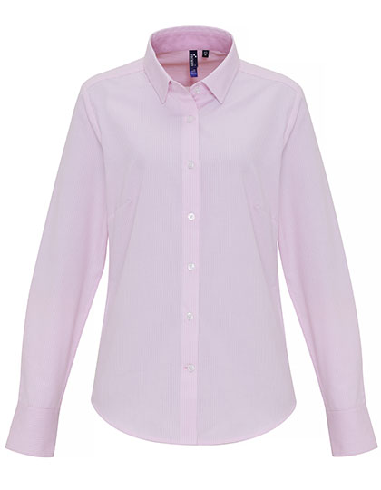 Premier Workwear Women´s Cotton Rich Oxford Stripes Shirt Premier Workwear Women´s Cotton Rich Oxford Stripes Shirt