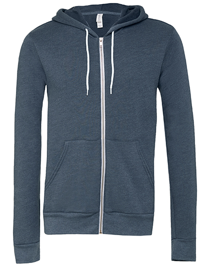 Canvas Unisex Poly-Cotton Fleece Full-Zip Hoodie Canvas Unisex Poly-Cotton Fleece Full-Zip Hoodie