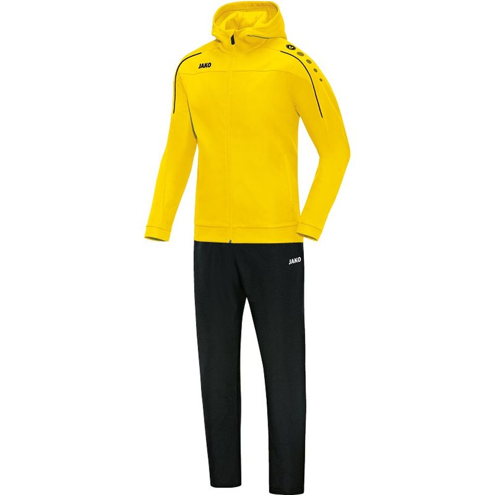 Jako Fußball Präsentationsanzug Classico mit Kapuze Kinder Sportanzug Jako Fußball Präsentationsanzug Classico mit Kapuze Kinder Sportanzug