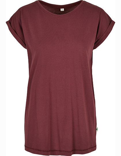Build Your Brand Ladies´ Organic Extended Shoulder Tee