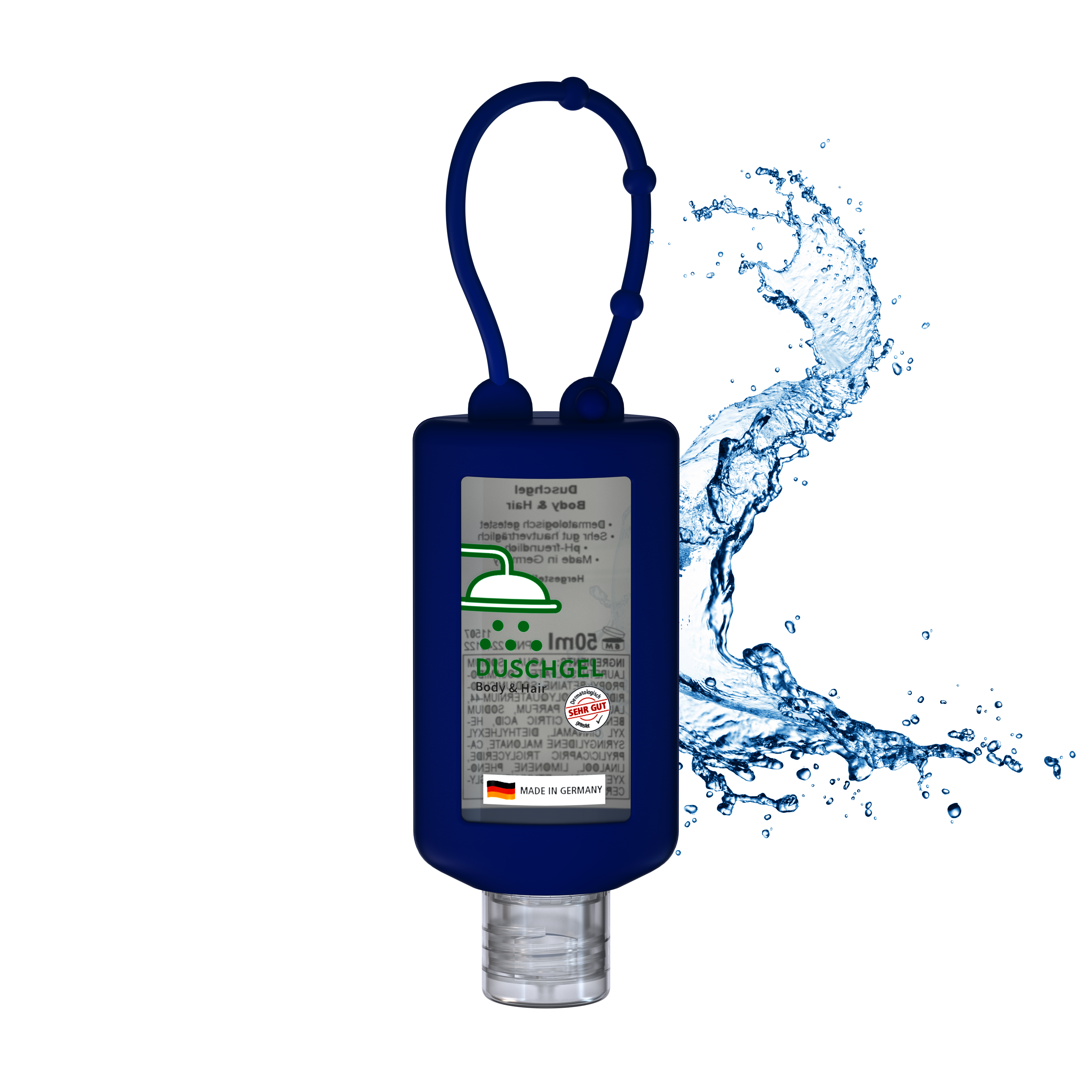 50 ml Bumper blau - Duschgel Body & Hair - No Label Look 50 ml Bumper blau - Duschgel Body & Hair - No Label Look