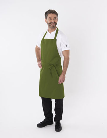 Dennys London Bib Apron With Adjustable Halter