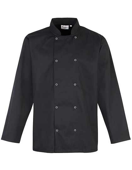 Premier Workwear Chef´s Long Sleeve Stud Jacket