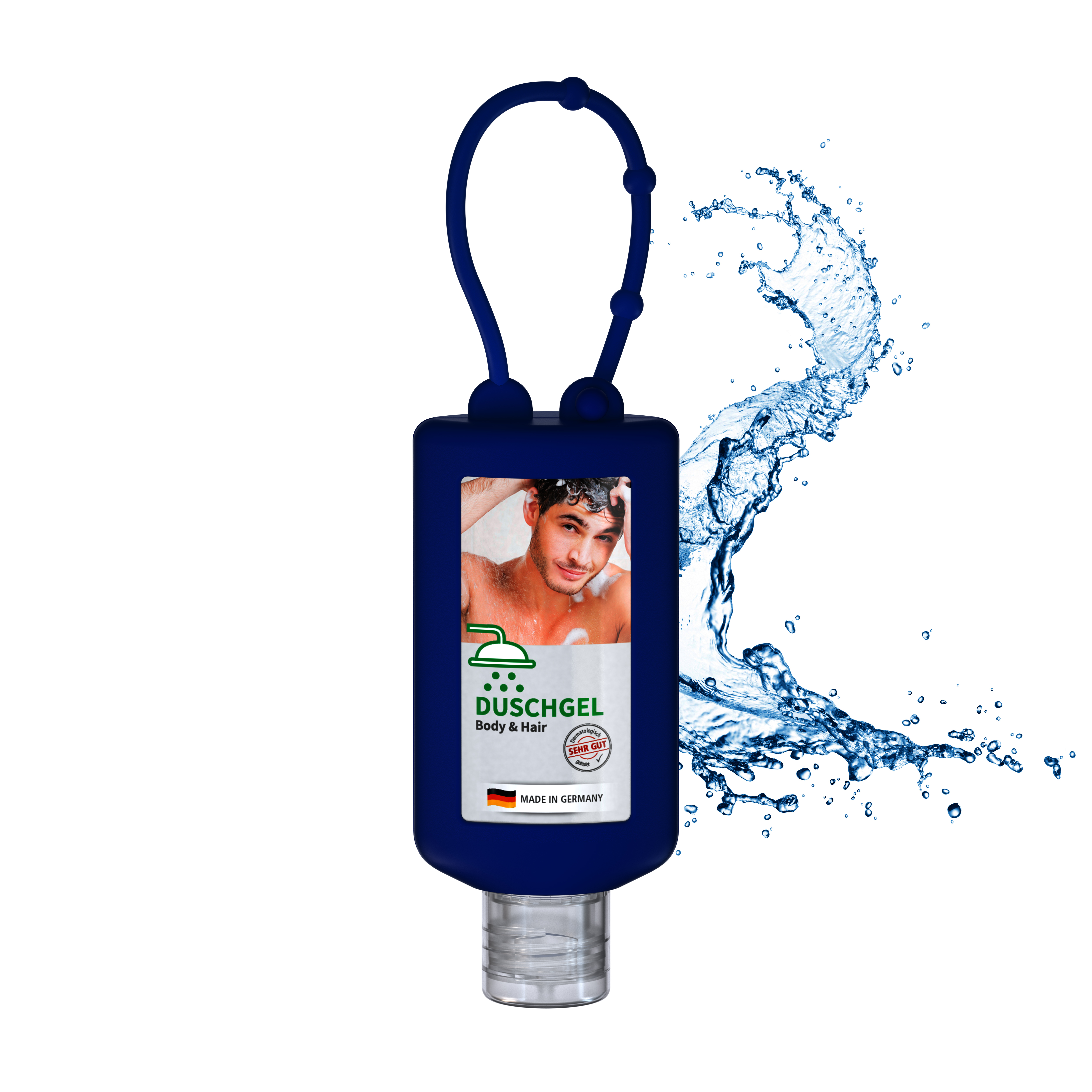 50 ml Bumper blau - Duschgel Body & Hair - Body Label 50 ml Bumper blau - Duschgel Body & Hair - Body Label