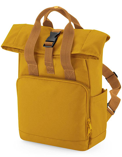 BagBase Recycled Mini Twin Handle Roll-Top Backpack