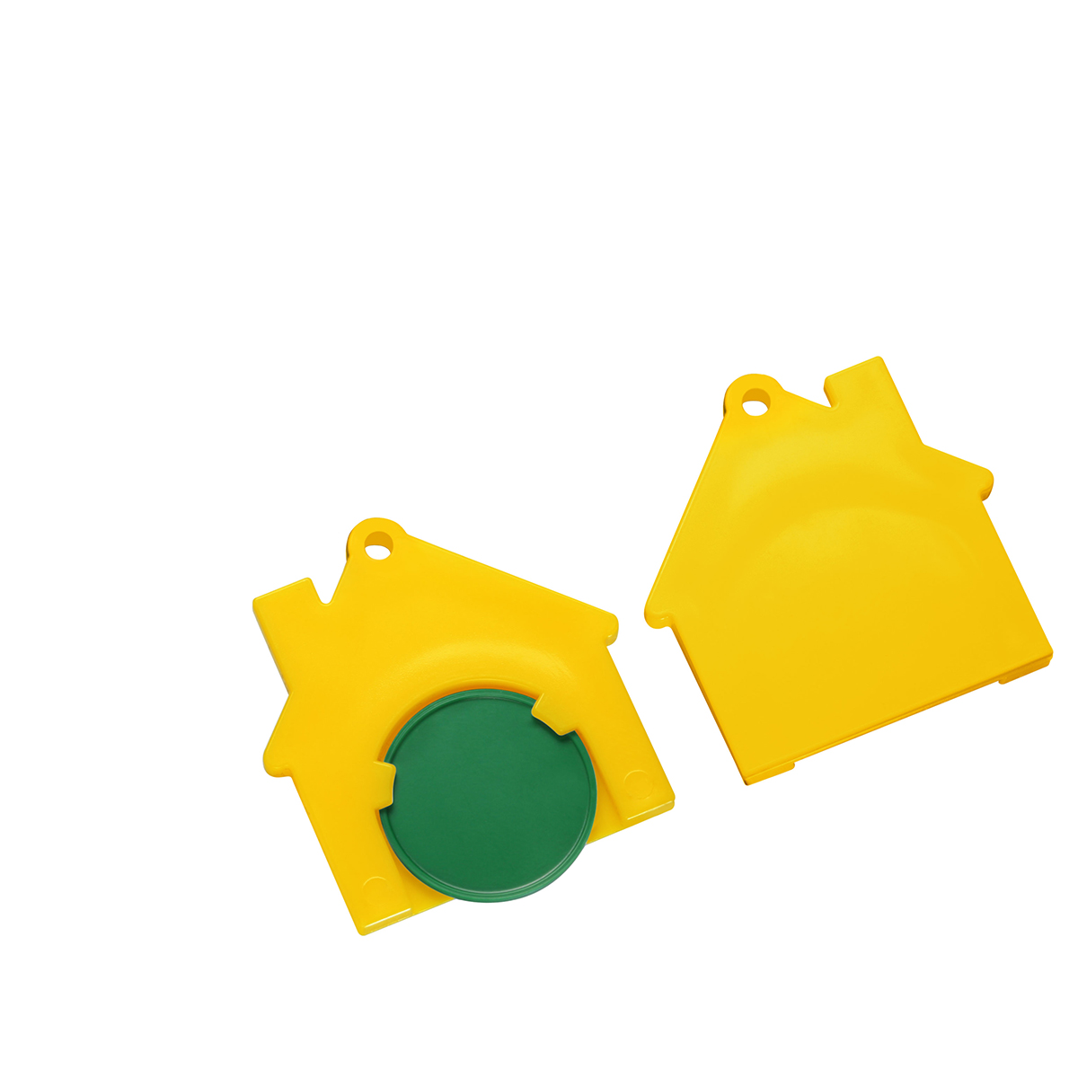 Chiphalter mit 1€-Chip Haus Chiphalter mit 1€-Chip Haus