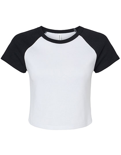 Bella Women´s Micro Rib Raglan Baby Tee Bella Women´s Micro Rib Raglan Baby Tee