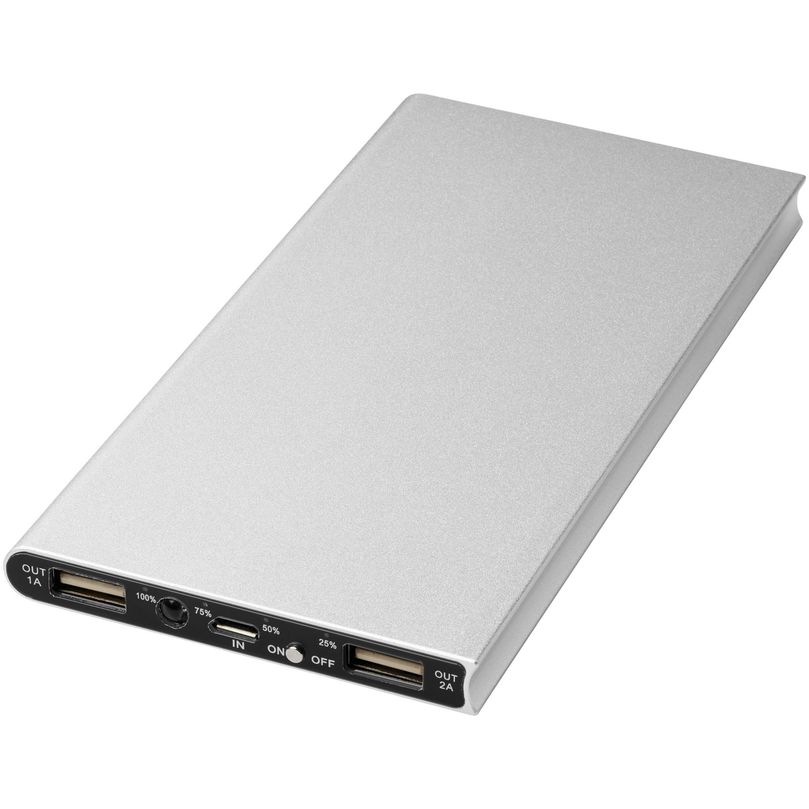 Plate 8000 mAh Aluminium-Powerbank Plate 8000 mAh Aluminium-Powerbank
