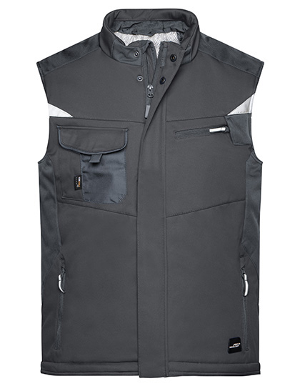 James&Nicholson Craftsmen Softshell Vest -STRONG-