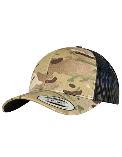 FLEXFIT Retro Trucker Multicam Cap FLEXFIT Retro Trucker Multicam Cap
