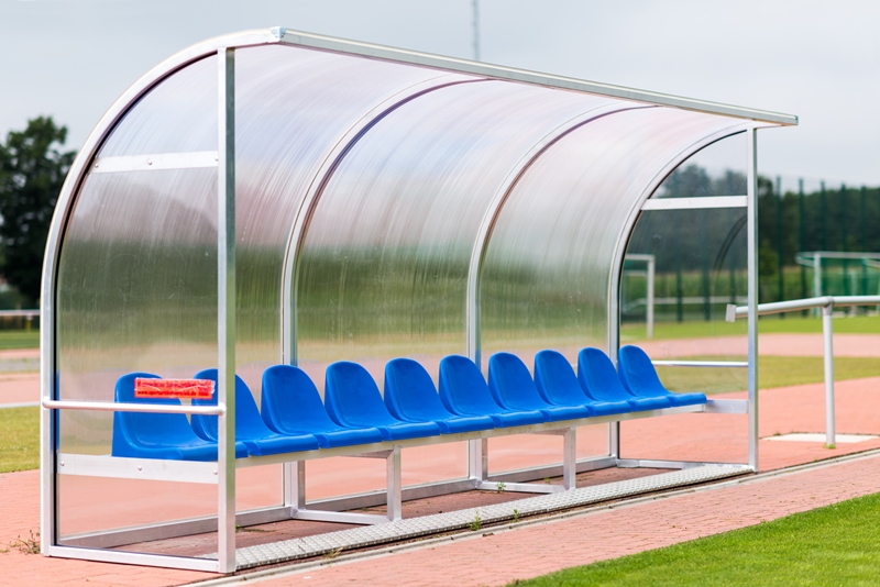 Spielerkabine Champion vollverschweißt Spielerkabine Champion vollverschweißt