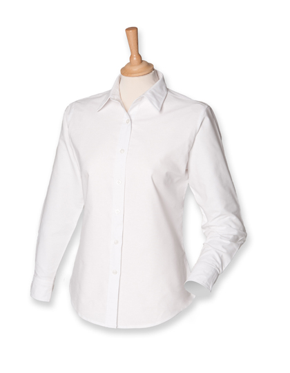 Henbury Ladies´ Classic Long Sleeved Oxford Shirt
