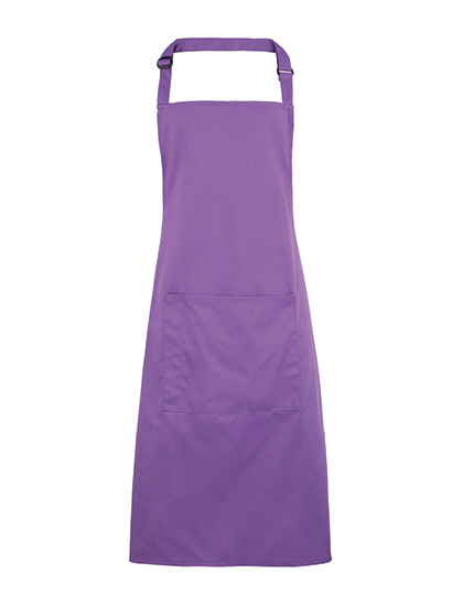 Premier Workwear Colours Collection Bib Apron With Pocket