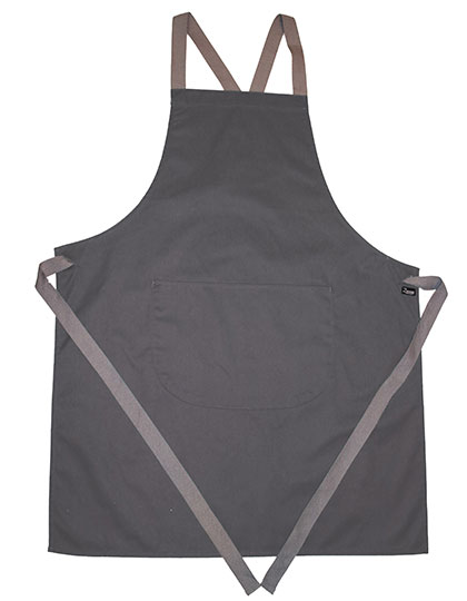 Dennys London Apron With Grey Ties Crossover Dennys London Apron With Grey Ties Crossover