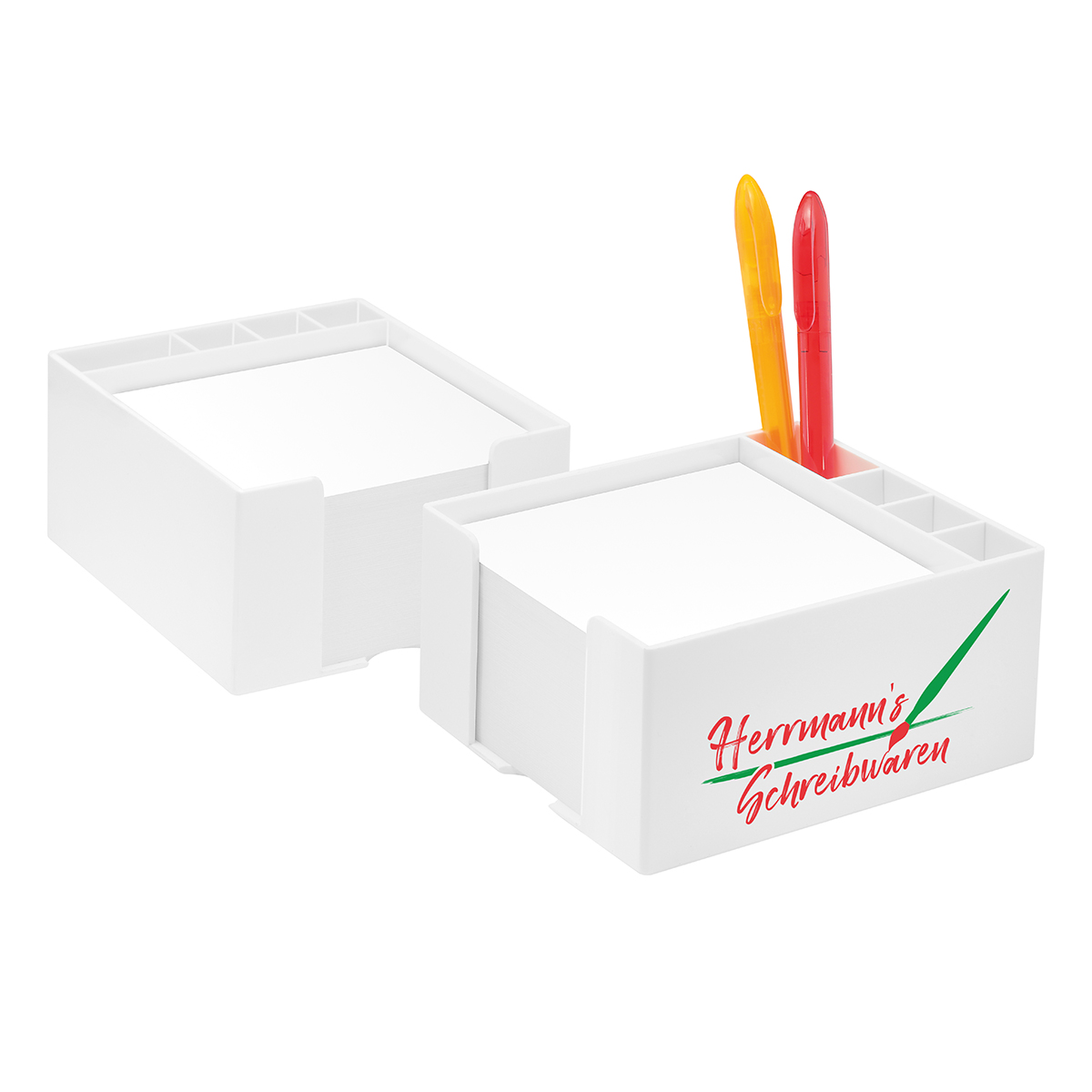 Zettelbox mit Köcher Ypsilon