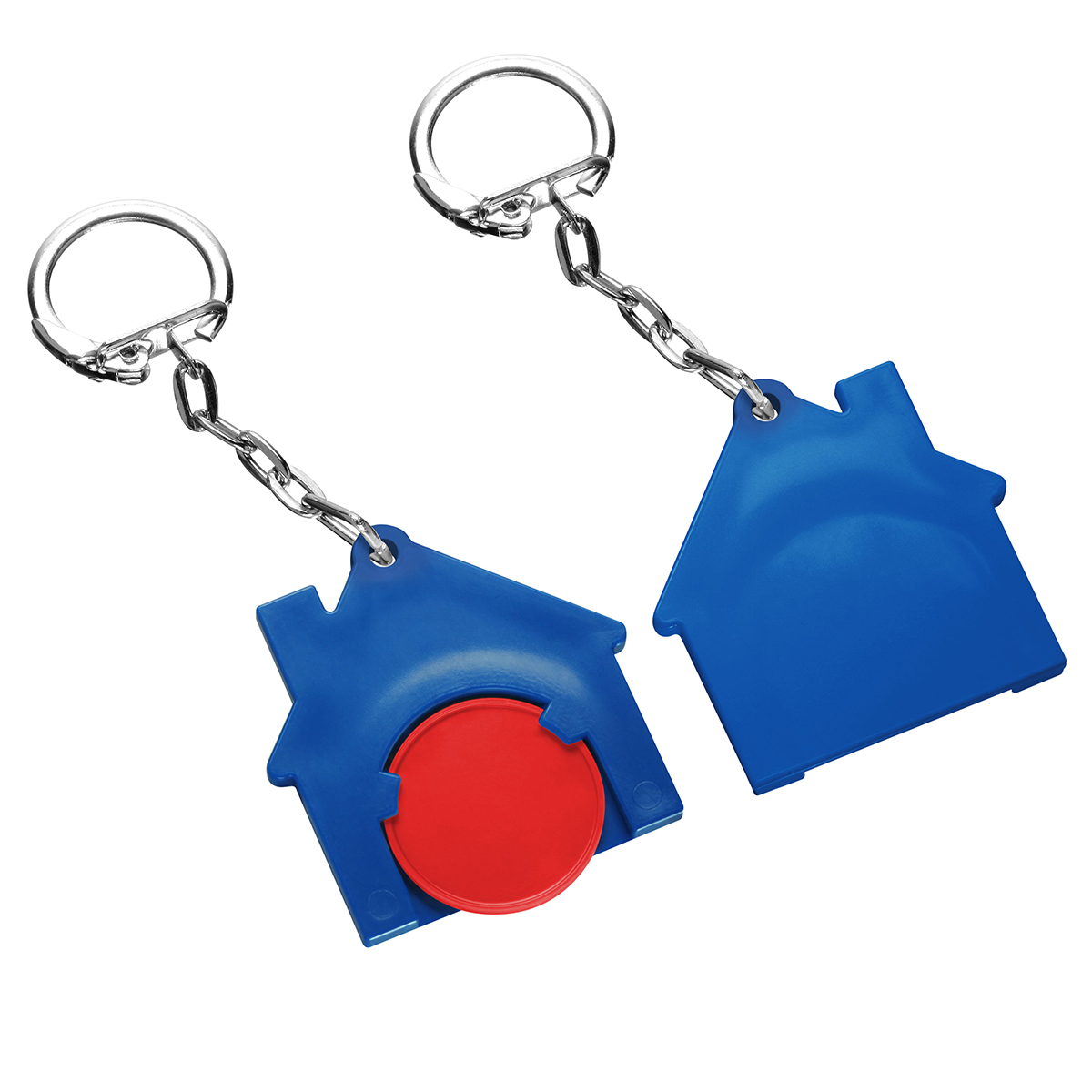 Chiphalter mit 1€-Chip Haus Chiphalter mit 1€-Chip Haus