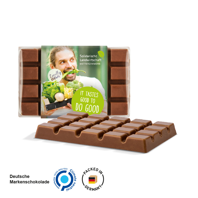 Design Schokolade in Pergaminpapier Design Schokolade in Pergaminpapier