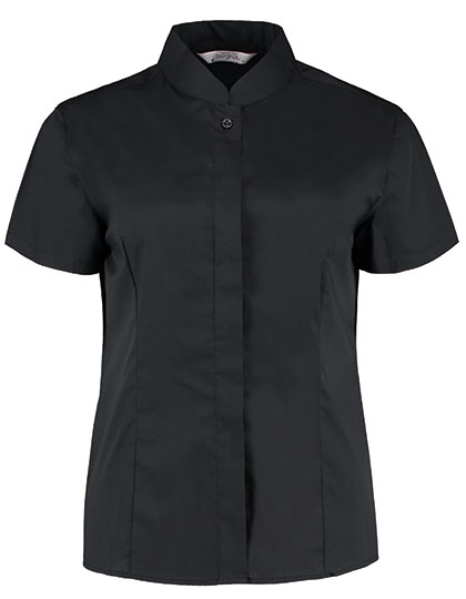 Bargear Women´s Tailored Fit Shirt Mandarin Collar Short Sleeve
