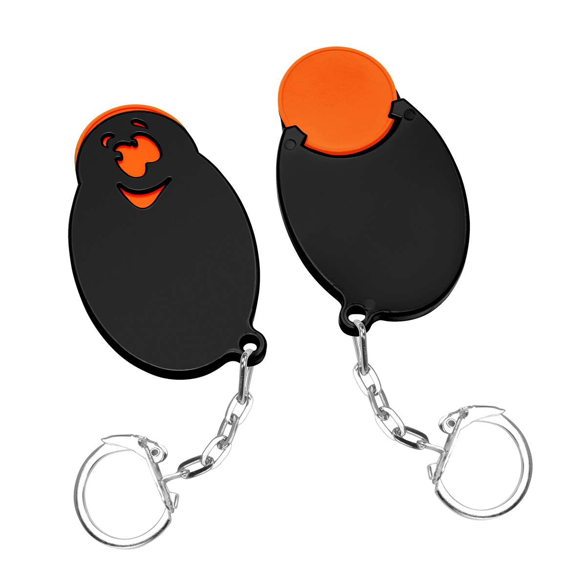 Chiphalter mit 1€-Chip Gesicht