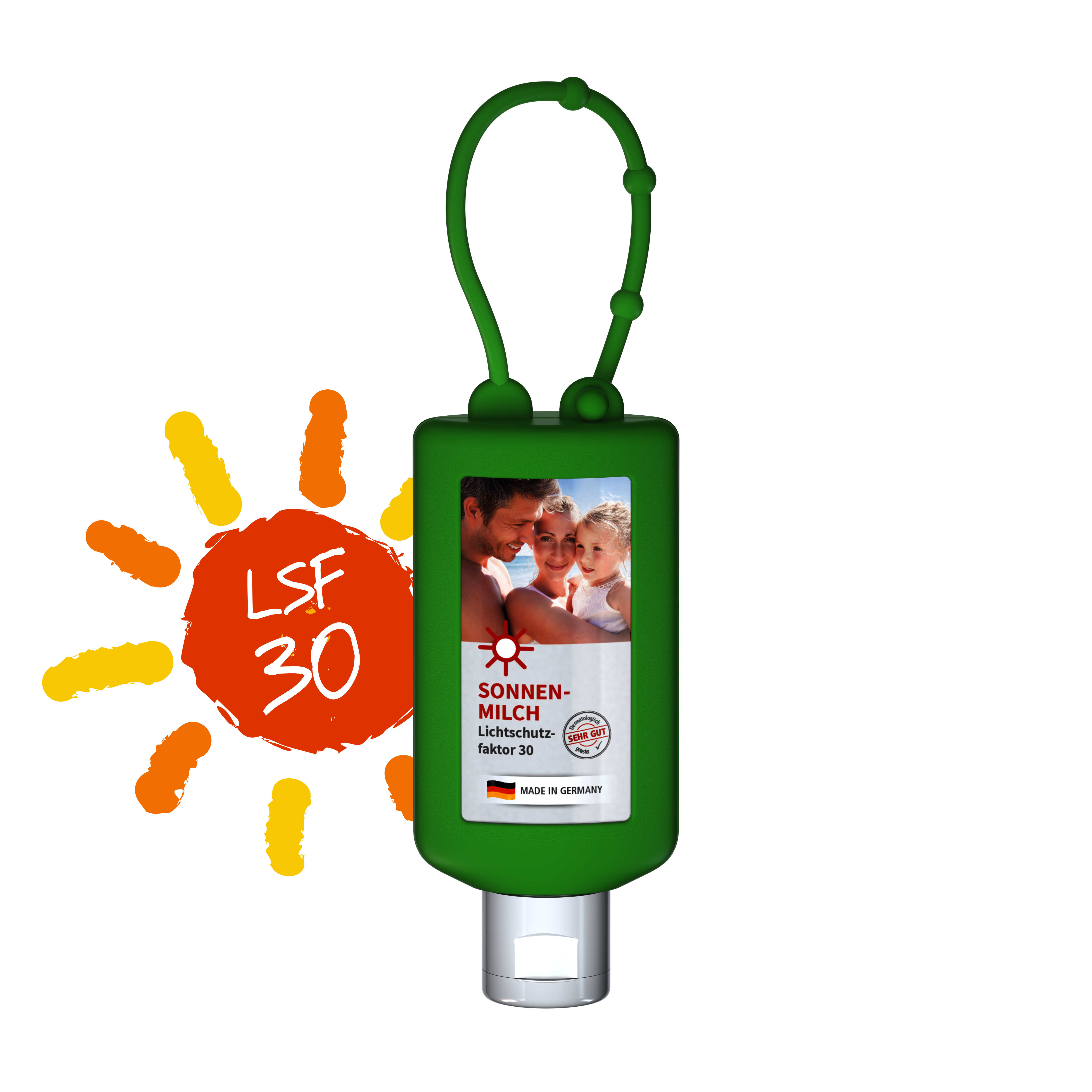 50 ml Bumper grün - Sonnenmilch LSF 30 - Body Label 50 ml Bumper grün - Sonnenmilch LSF 30 - Body Label