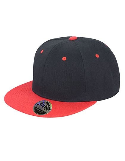 Result Headwear Bronx Original Flat Peak Snapback Dual Colour Cap