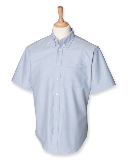 Henbury Men´s Classic Short Sleeved Oxford Shirt Henbury Men´s Classic Short Sleeved Oxford Shirt