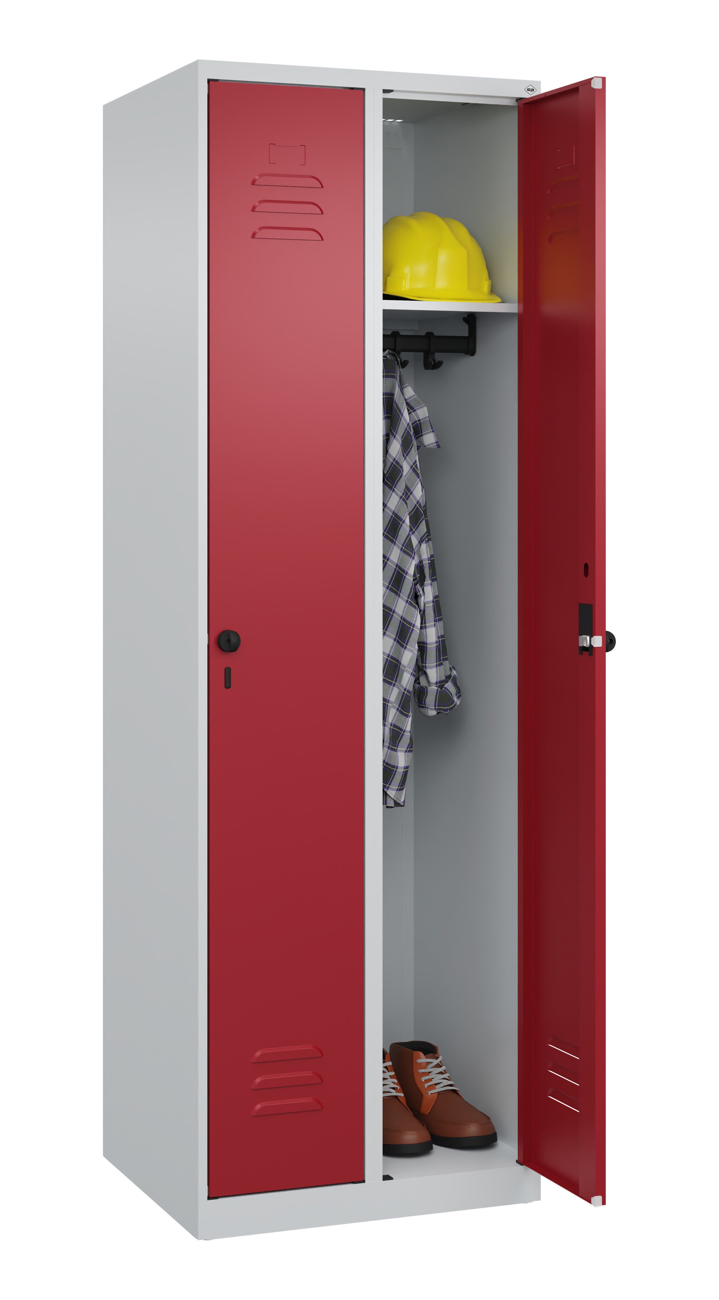 Spind Classic Plus, 2 Abteile, 1850x600x500mm Spind Classic Plus, 2 Abteile, 1850x600x500mm