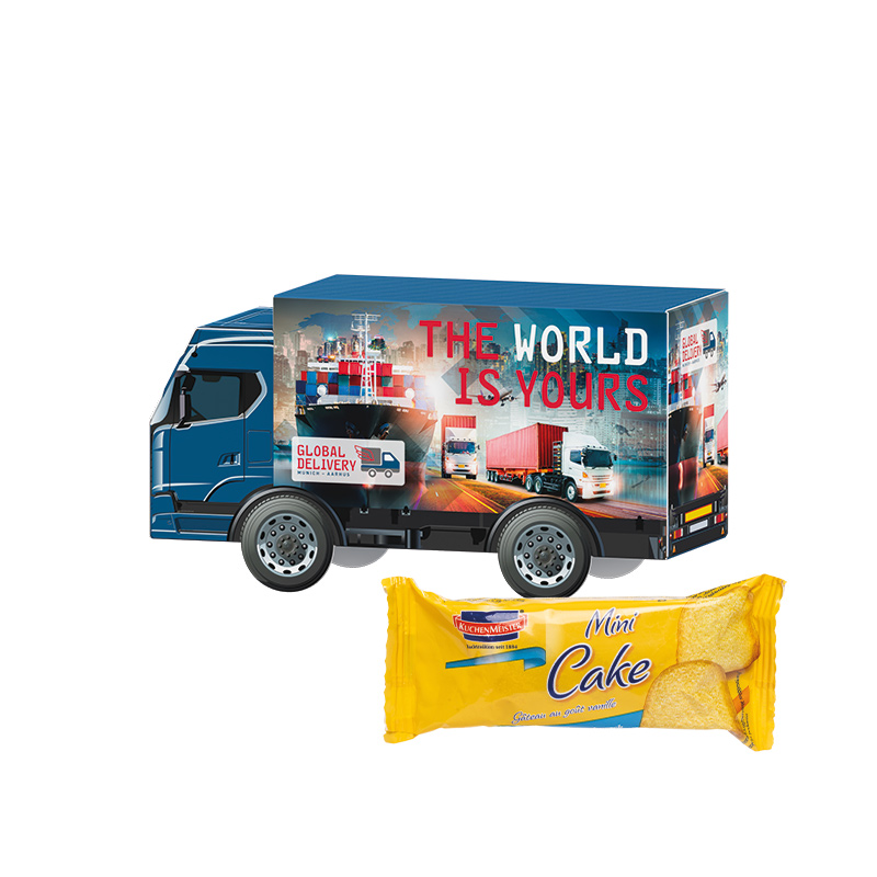 3D-Präsent LKW KuchenMeister Rührkuchen 3D-Präsent LKW KuchenMeister Rührkuchen