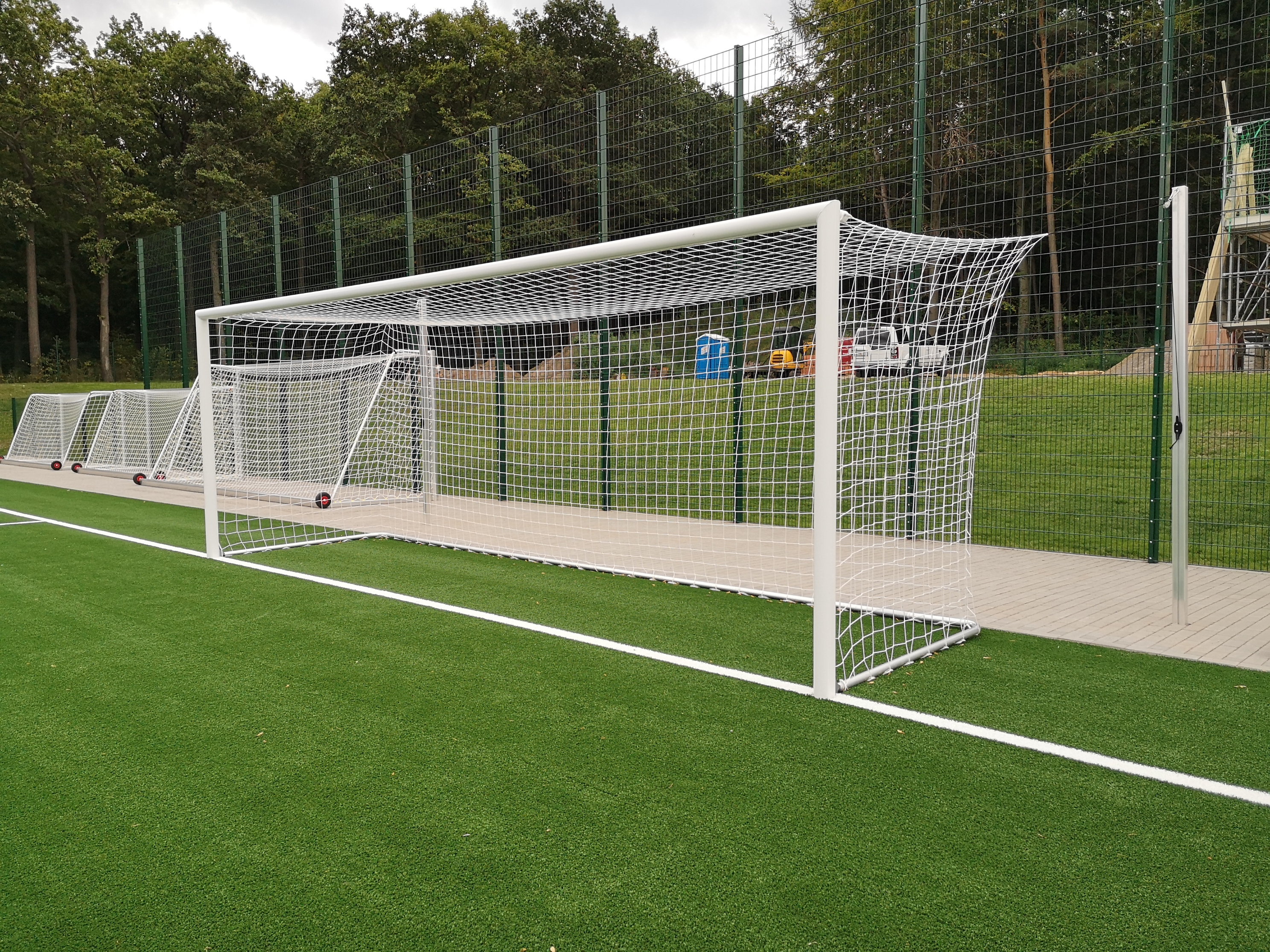 Fussballtor m. freier Netzaufhängung Fussballtor m. freier Netzaufhängung