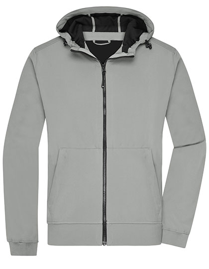 James&Nicholson Men´s Hooded Softshell Jacket James&Nicholson Men´s Hooded Softshell Jacket