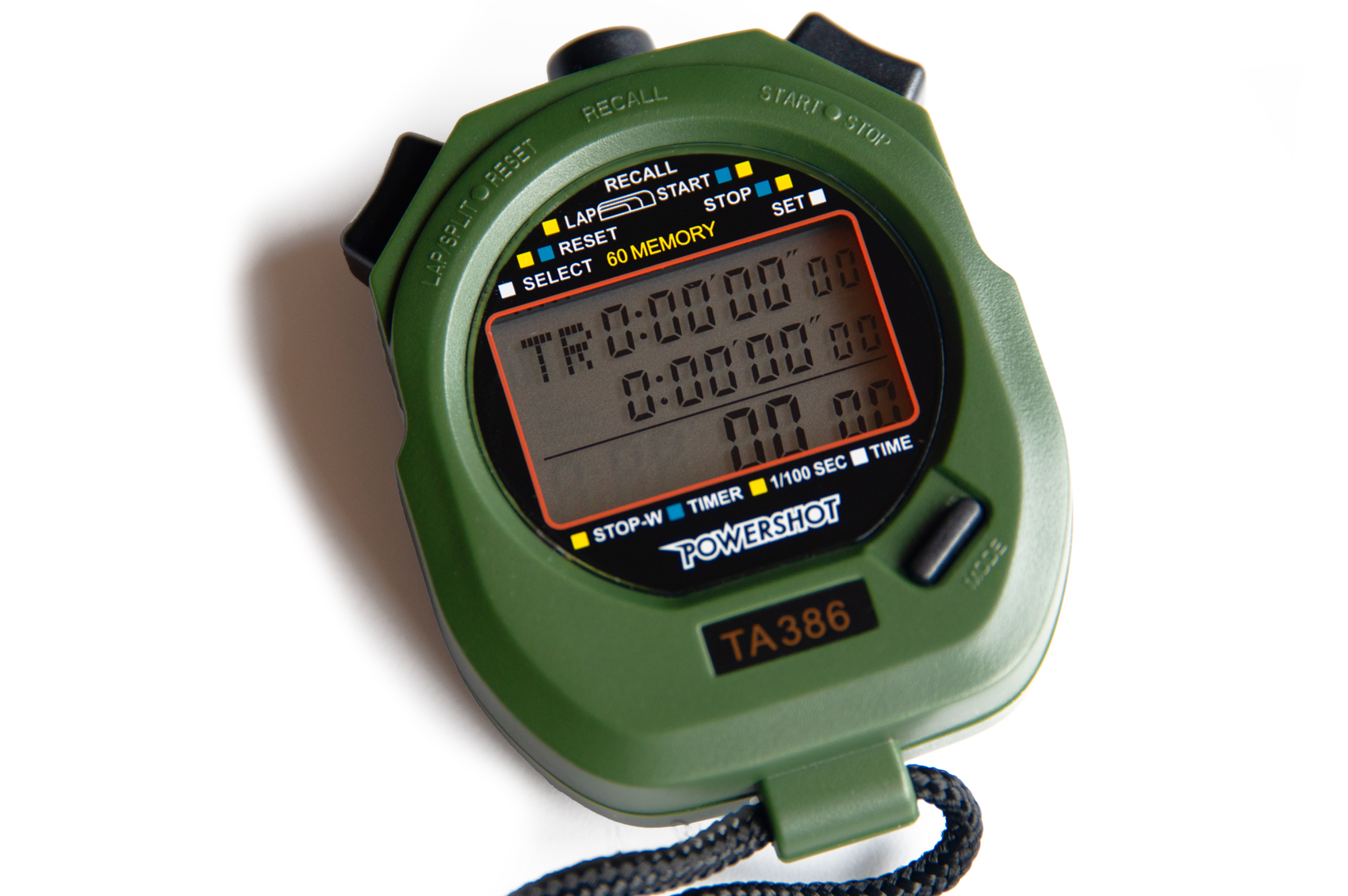 STOPPUHR MIT 60 SPEICHERPLÄTZEN STOPPUHR MIT 60 SPEICHERPLÄTZEN