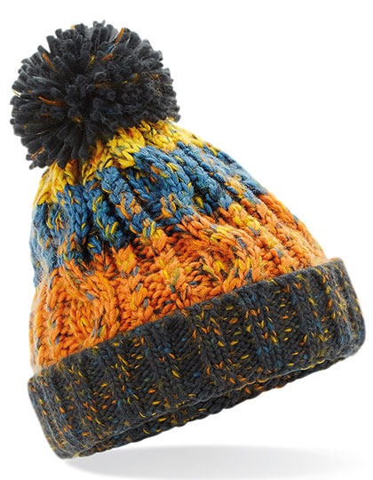 Beechfield Junior Corkscrew Pom Pom Beanie Beechfield Junior Corkscrew Pom Pom Beanie
