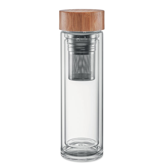 Trinkflasche Glas 420ml Batumi glass