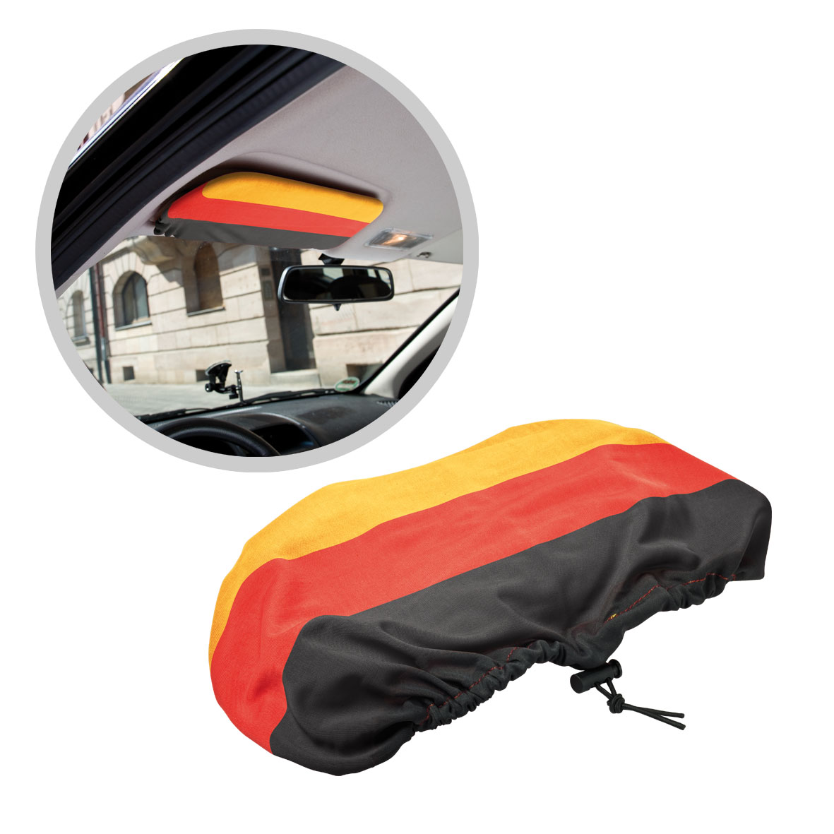 Sonnenblendenüberzug Nations Sonnenblendenüberzug Nations