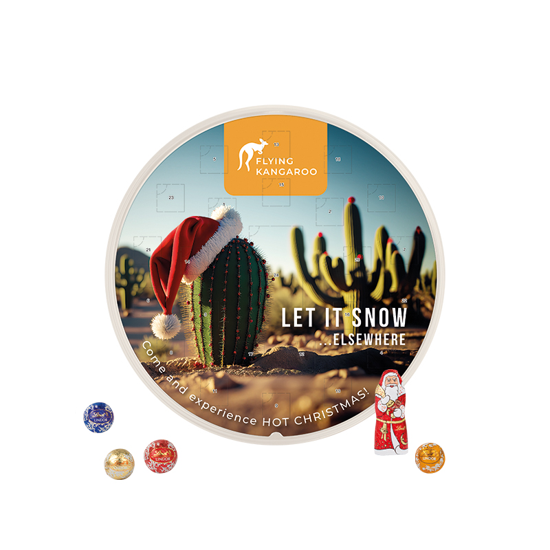 Adventskalender rund Lindt Mischung Adventskalender rund Lindt Mischung