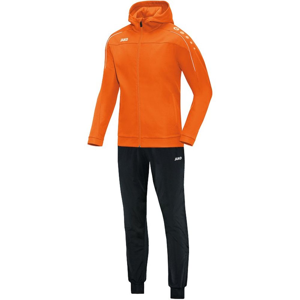 Jako Fußball Trainingsanzug Polyester Classico mit Kapuze Herren Sportanzug
