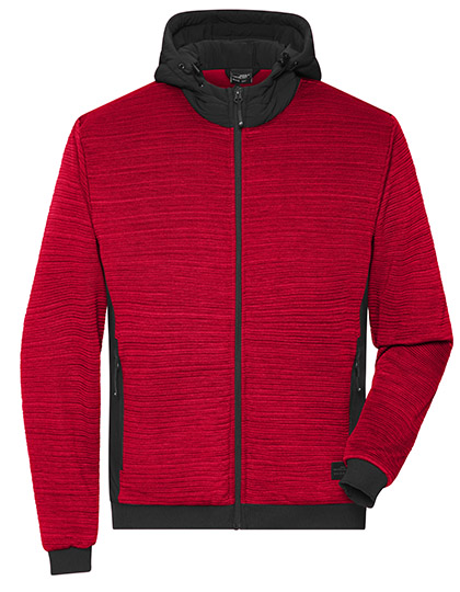 James&Nicholson Men´s Padded Hybrid Jacket