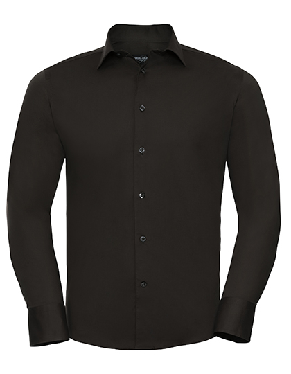 Russell Collection Men´s Long Sleeve Fitted Stretch Shirt