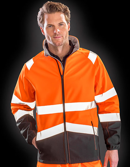 Result Safe-Guard Printable Safety Softshell Jacket